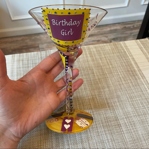 Lolita Birthday Girl Martini Glass - Picture 6 of 7